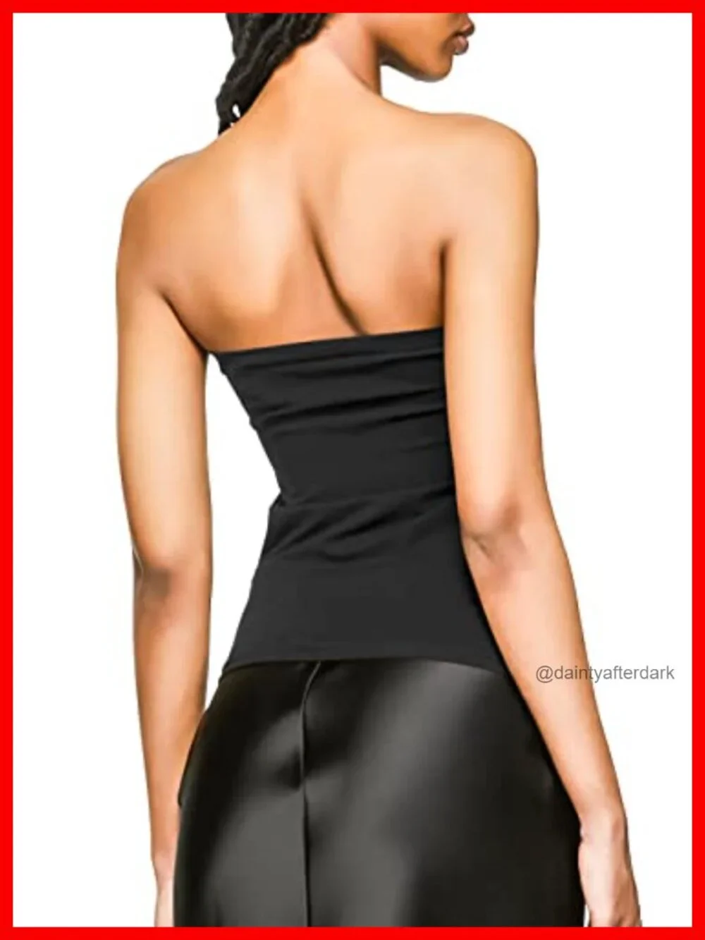 3 Pack Cotton Tube Tops Women Strapless Bandeau Pull On Summer Yoga Party